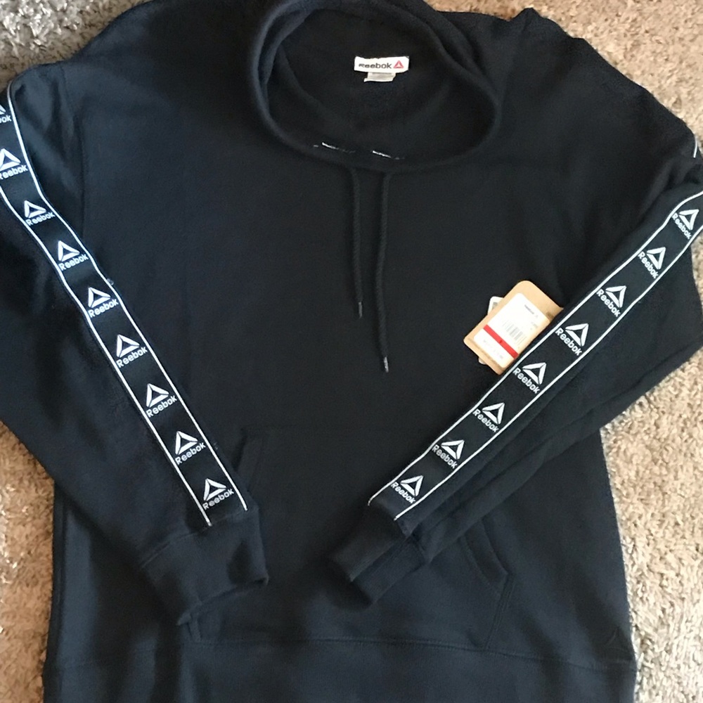 Reebok block logo hoodie